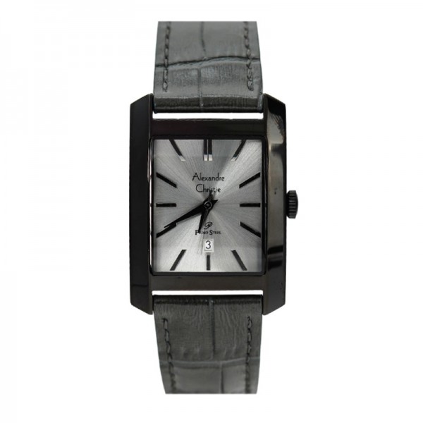 Alexandre Christie AC 1022 Black Grey Leather Lady MDLIPGR